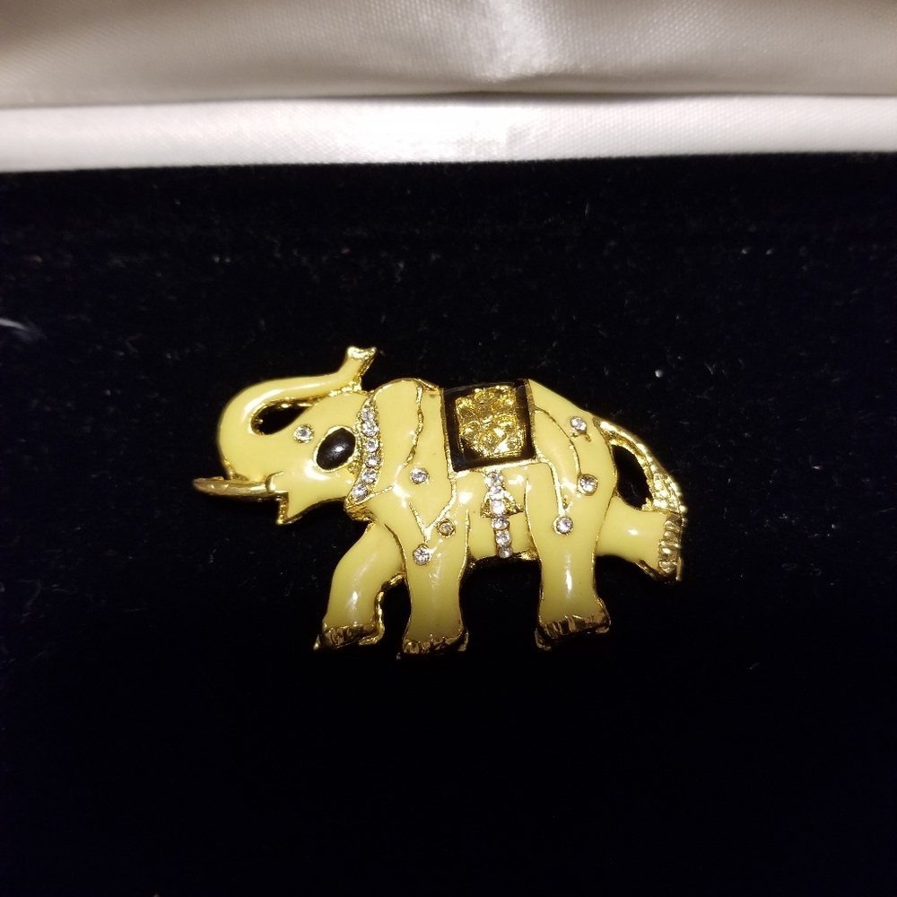Elephant Brooch